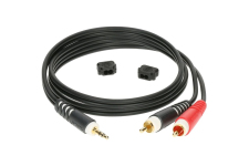 Кабель коммутационный Klotz AY7 Y-Cable Stereo Mini Jack - Rca Black 3 m (AY7-0300)