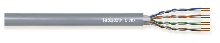 Экранированный Ethernet кабель (FTP) 4х2х0.22мм Tasker C707
