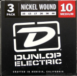 Струны для электрогитары Dunlop 3РDEN1046 никель-сталь (3 шт.)