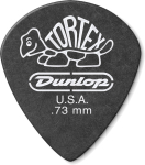 Набор медиаторов Dunlop Tortex Pitch Black 482P .73mm (12шт)