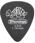 Набор медиаторов Dunlop Tortex Pitch Black Standard 488P 1.14mm (12шт)