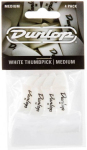 Набір медіаторів Dunlop Thumbpicks White Plastic Medium 9002P (4шт)