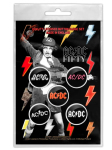 Подарунковий набір значків AC/DC - BOLT ARRAY (iol-001)