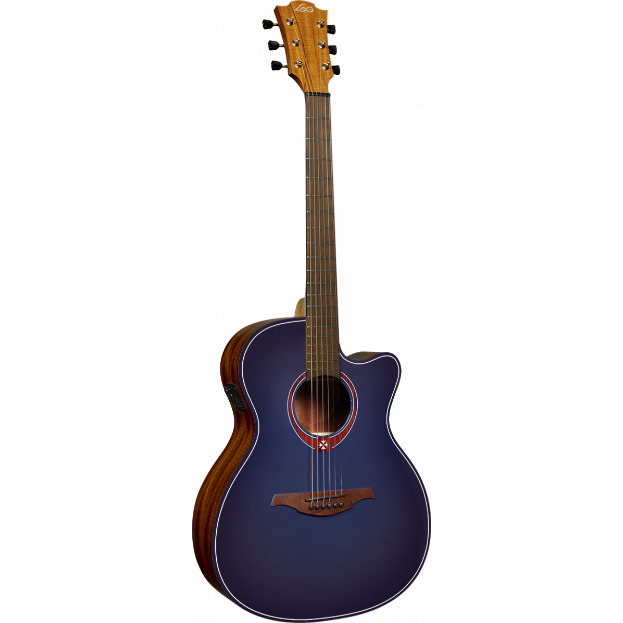 Электроакустическая гитара Lag Tramontane Special Edition GLA T-BLUE-ACE (Blue Burst)