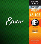 Струны для бас-гитары Elixir Bass SS NW 4 LM 045 set