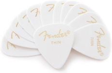 Набір медіаторів Fender 351 Picks White Thin (098-0351-180)