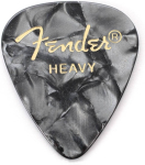 Набір медіаторів Fender 351 Premium Celluloid Black Moto Heavy (098-0351-943)