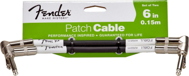 Инструментальный кабель Fender Performance Patch Cable Two Pack 6 Bk (099-0820-043)