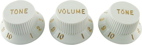 Набір аксесуарів Fender Knobs Stratocaster 1 Volume 2-Tones Aged (099-1369-000)