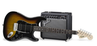 Набір для початківців гітаристів Fender Squier Strat Pack Hss Brown Sunburst (301814632)