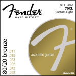 Струны для акустической гитары Fender 70CL, 11-52