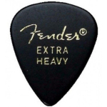 Медиатор Fender 351 Classic Celluloid Black Extra Heavy (980351606)