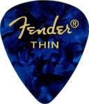 Медіатор Fender 351 Premium Celluloid Blue Moto Thin (980351702)