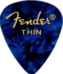 Медиатор Fender 351 Shape Premium Picks Blue Moto Thin (982351102)
