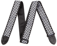Ремінь для гітари Fender 2 Nylon Checker Board Strap Black/White (990615002)