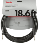 Кабель инструментальный Fender Cable Professional Series 18.6' Black (990820020)