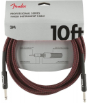 Кабель інструментальний Fender Cable Professional Series 10' Red Tweed 