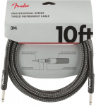Кабель інструментальний Fender Cable Professional Series 10' Grey Tweed 