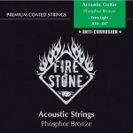 Струни для акустичної гітари Fire&Stone фосфор-бронза (extra light 010-047) 665600