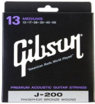 Струны для акустической гитары Gibson SAG-J200 Premium Phos Bronze .013-.056