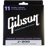 Струни для акустичної гітари Gibson SAG-J200UL Premium Phos Bronze 011-052