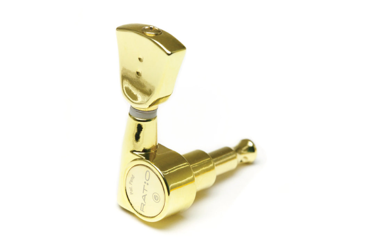  Кілки для гітари - GRAPH TECH PRN-2341-G0 Ratio Electric 3+3 Vintage 2 Pin - Gold