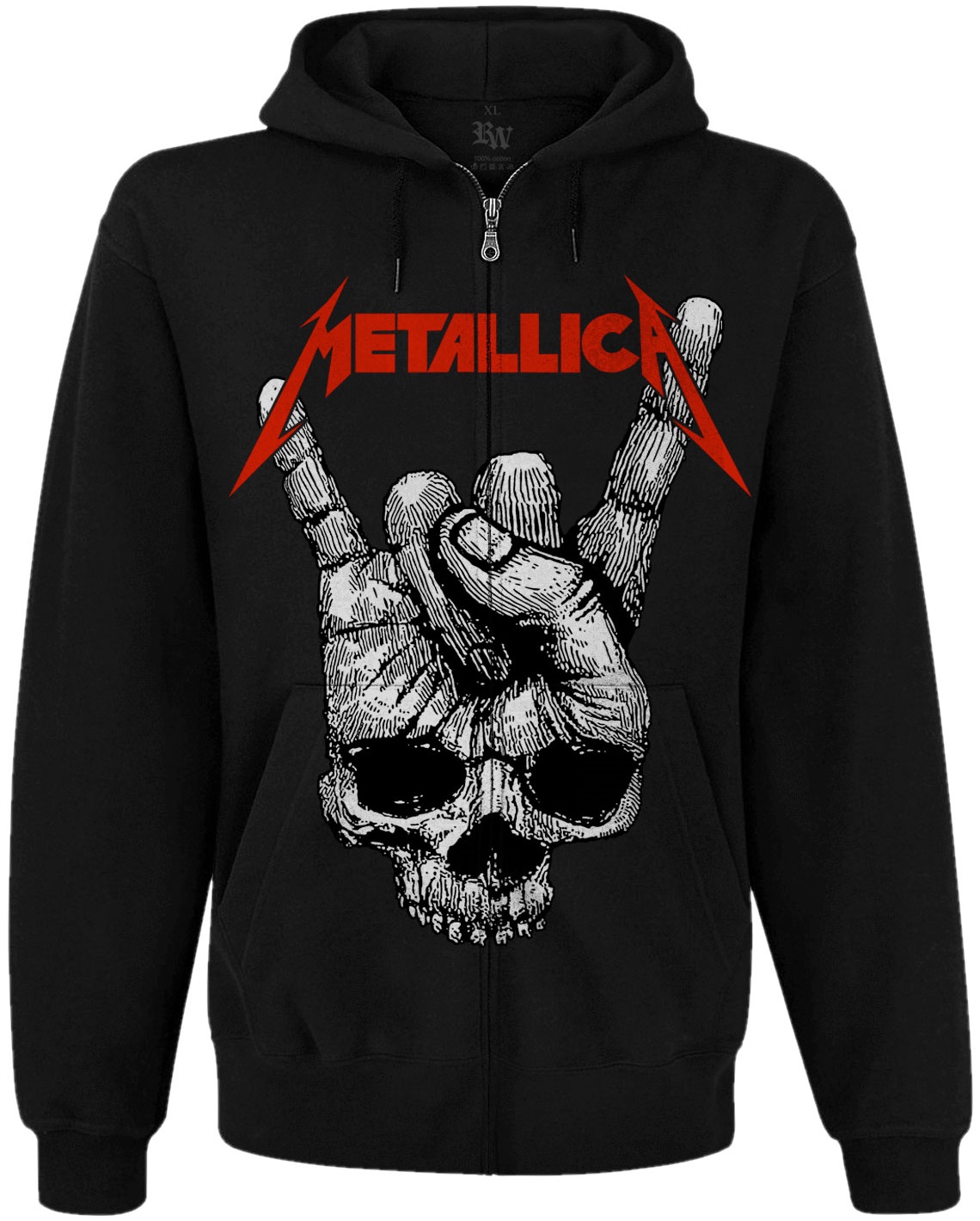 Кенгуру Metallica (Skull Sign of the Horns) на молнии