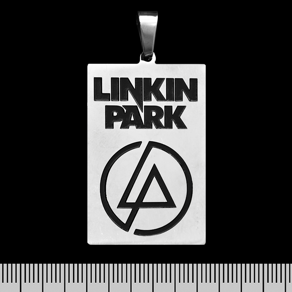 Кулон Linkin Park (LP logo) (ptsb-055) прямокутний