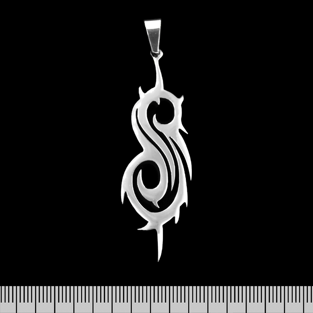Кулон Slipknot (S-logo big) (ptsb-114) фігурний