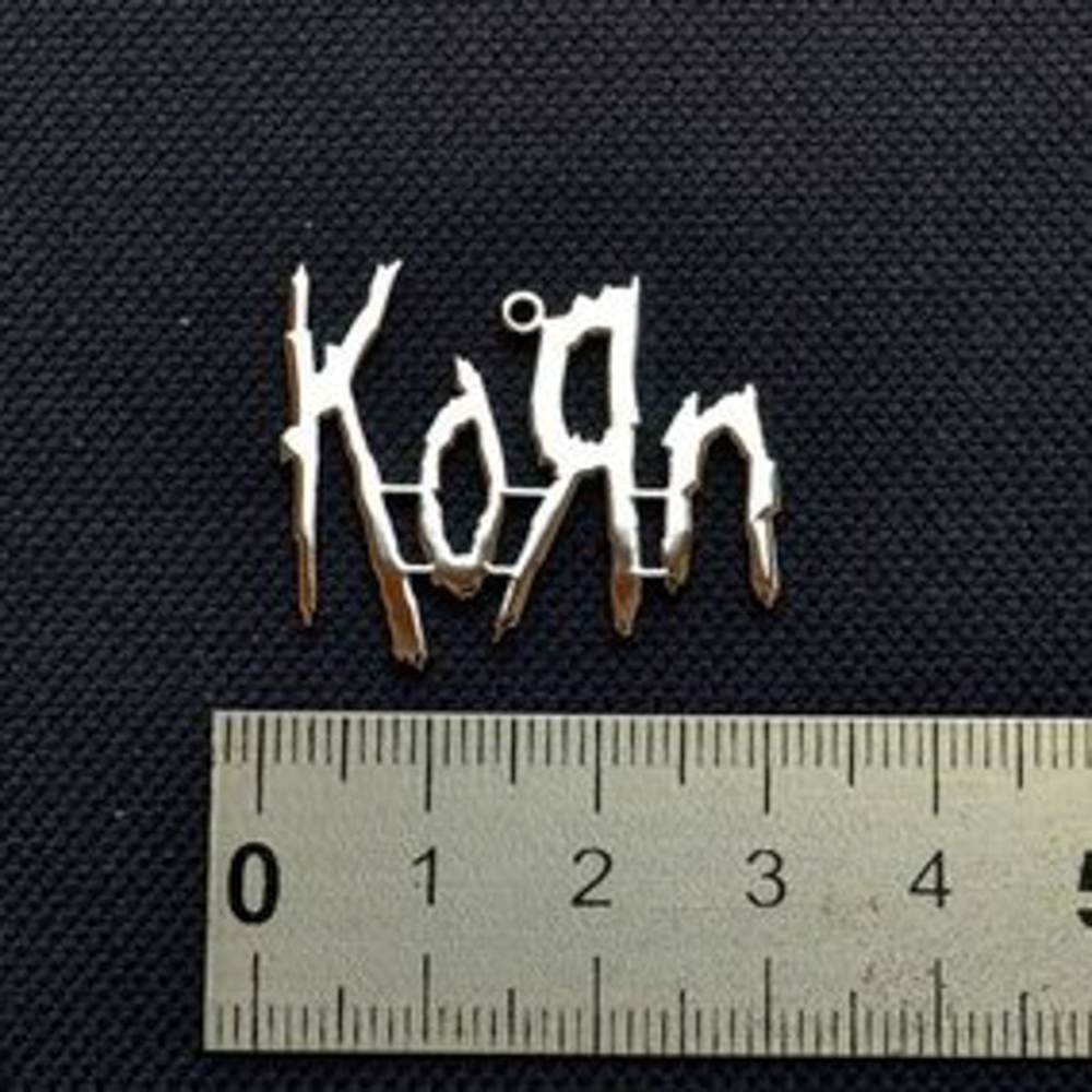 Кулон сталевий Korn (лого)