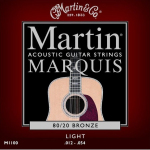 Струни для акустичої гітари MARTIN M1100 (12-54 Martin Marquis Bronze)