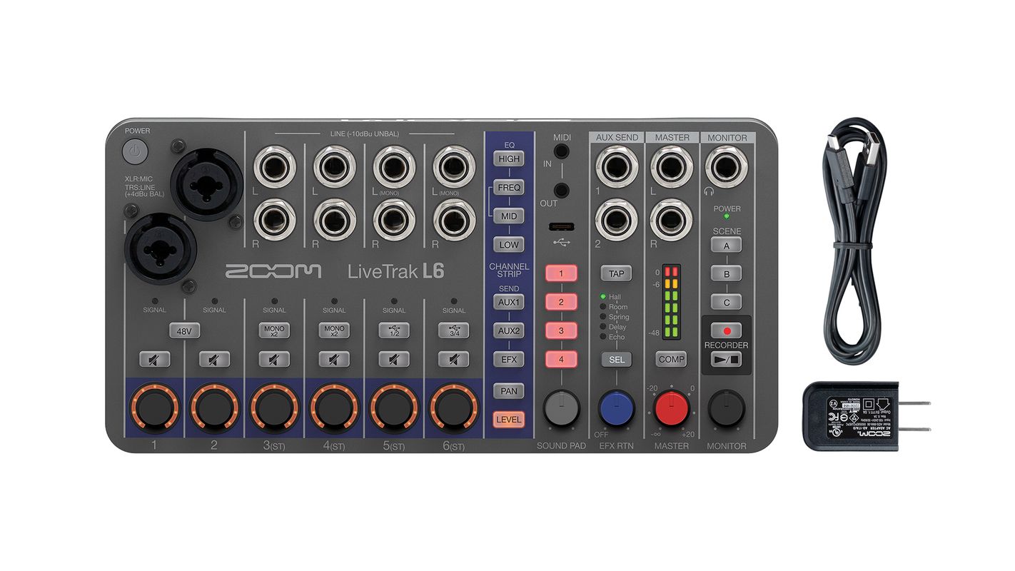 Цифровий аудіорекордер Zoom LiveTrak L-6