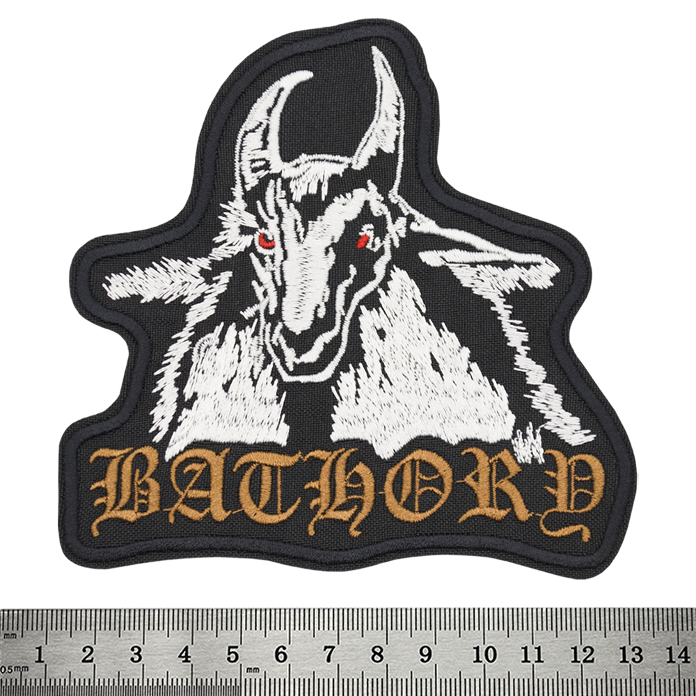 Нашивка Bathory (goat and logo) фігурна