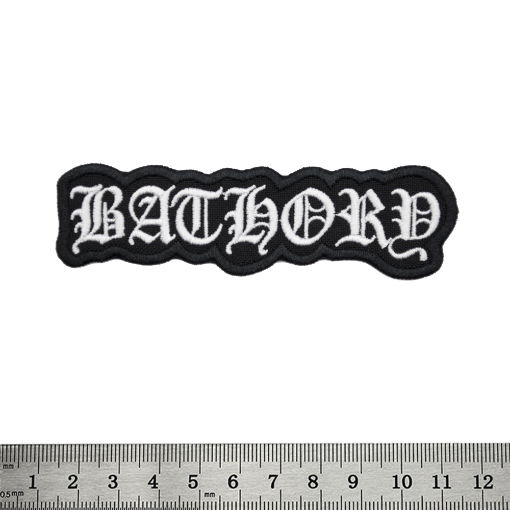 Нашивка Bathory (white logo)