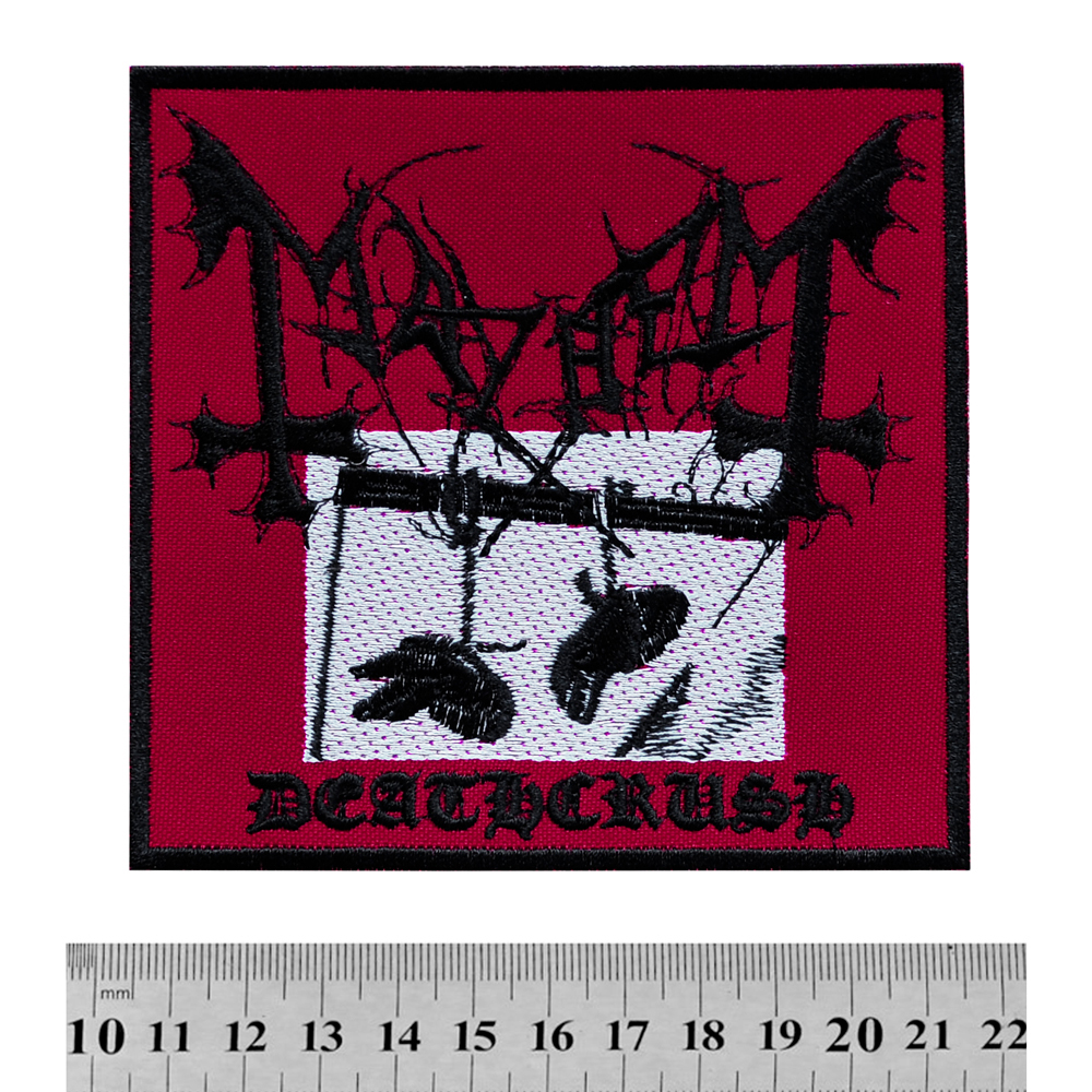 Нашивка Mayhem "Deathcrush" 