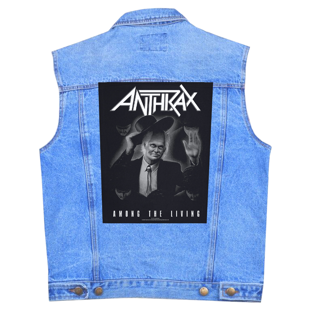 Нашивка наспинна катана ANTHRAX - AMONG THE LIVING (olbp-023)