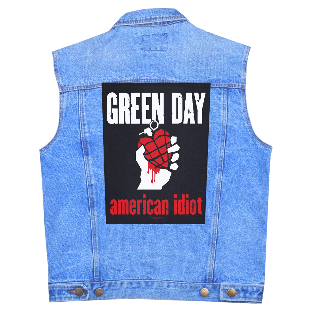 Нашивка наспинна катана GREEN DAY - AMERICAN IDIOT (olbp-079)