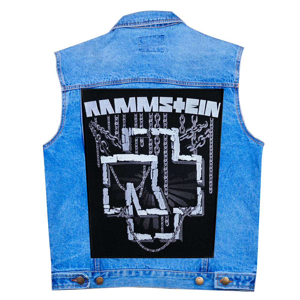 Нашивка наспинна Rammstein (logo with chains)