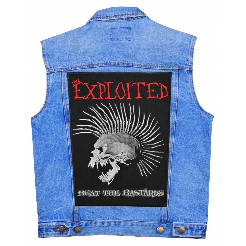 Нашивка наспинна The Exploited "Beat The Bastards"