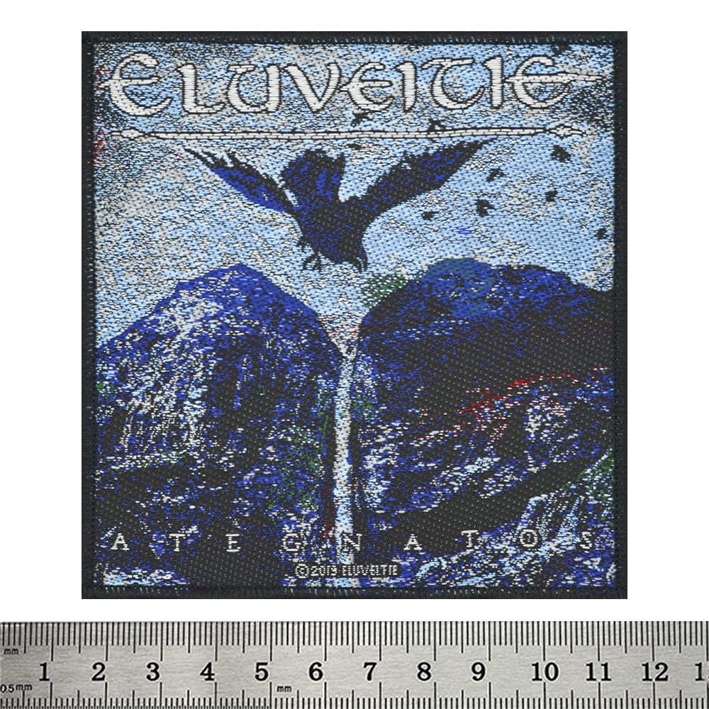 Нашивка ткана ELUVEITIE - ATEGNATOS (ofp-048)