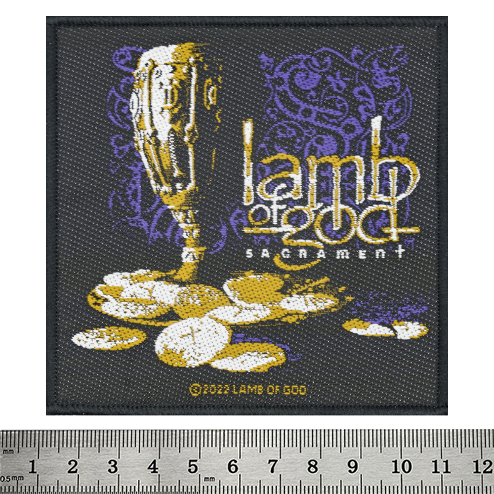 Нашивка ткана LAMB OF GOD - SACRAMENT (ofp-195)