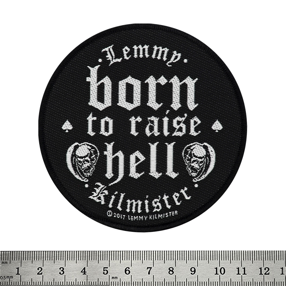 Нашивка ткана Lemmy Kilmister - Born To Raise Hell (ofp-002)