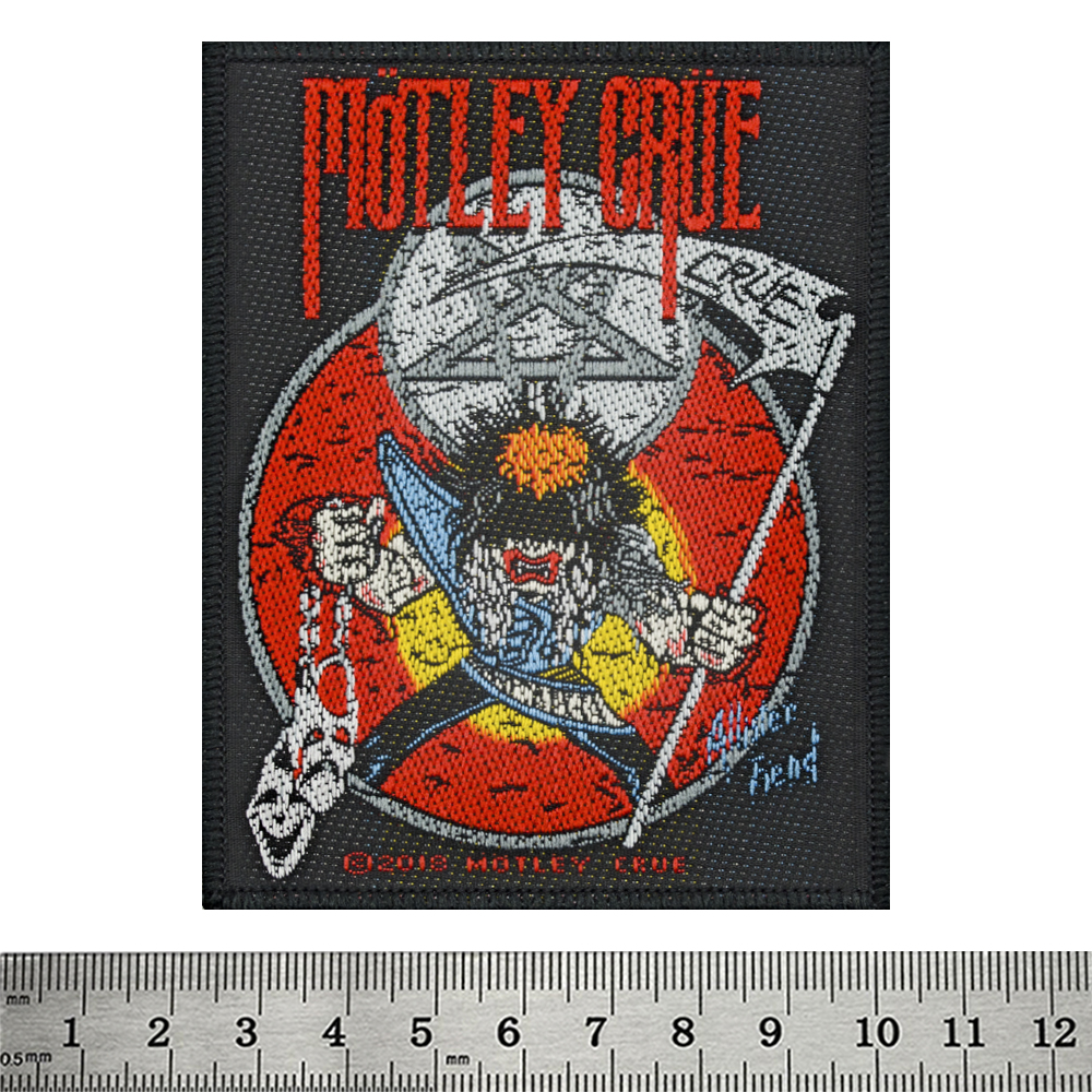 Нашивка ткана MOTLEY CRUE - ALLISTER FIEND (ofp-118)