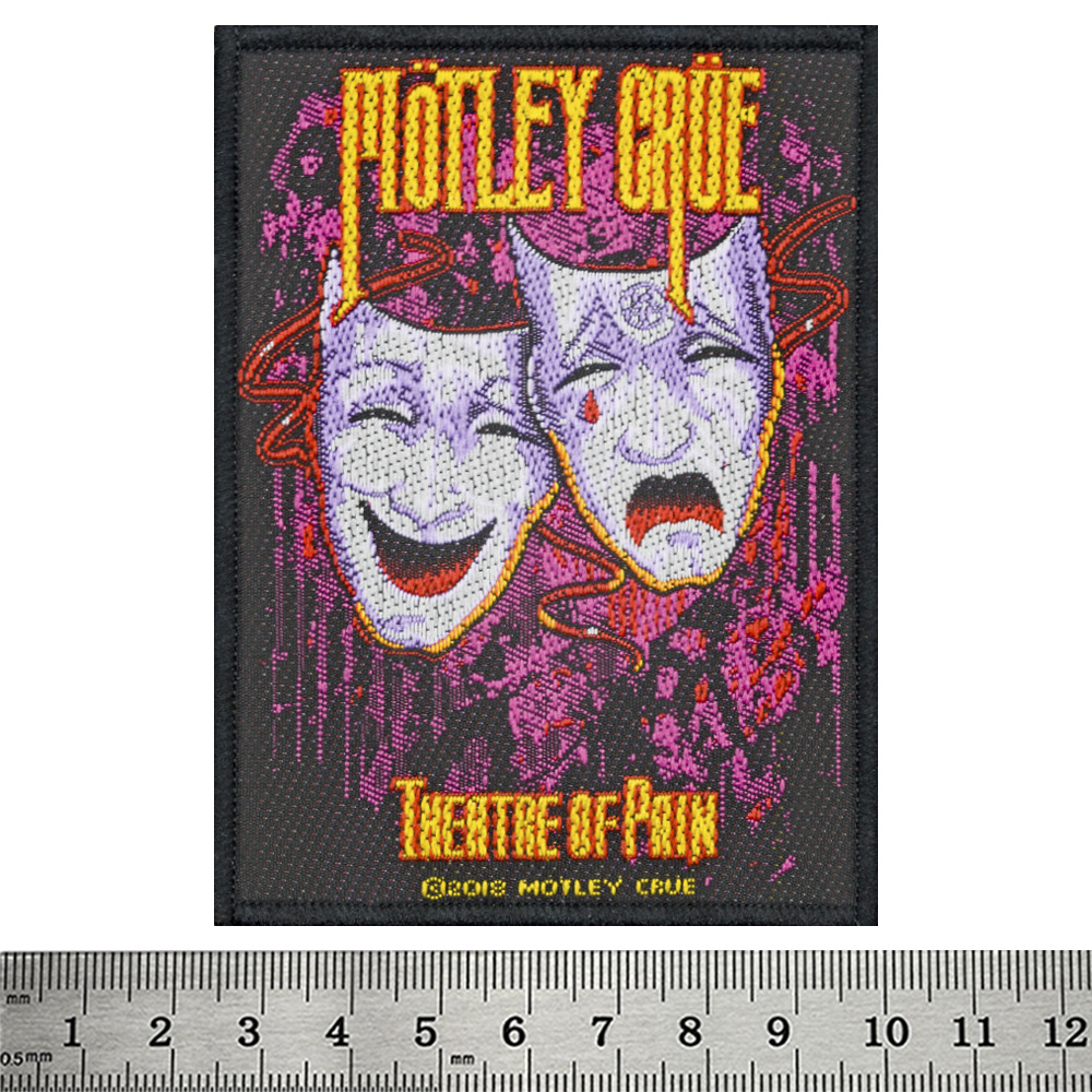 Нашивка ткана MOTLEY CRUE - THEATRE OF PAIN (ofp-206)