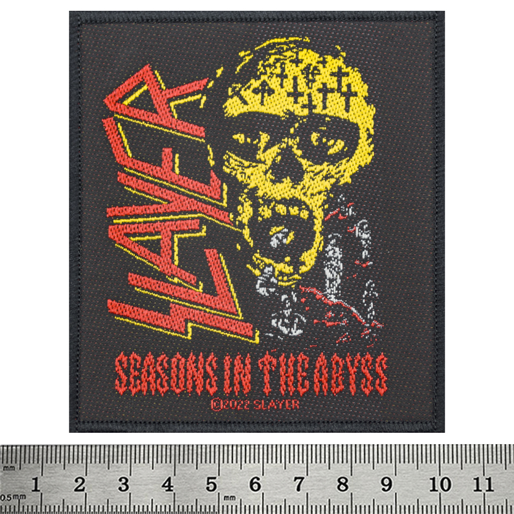 Нашивка ткана SLAYER - SEASONS IN THE ABYSS (ofp-300)