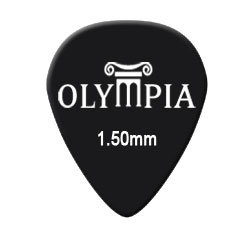 OLYMPIA P.V.C TEARDROP 1.5MM (BLACK) - Медіатор