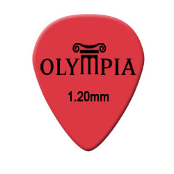 OLYMPIA TORTEX TEARDROP 1.2MM (RED) - Медіатор