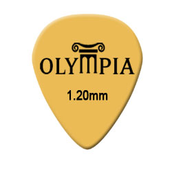 OLYMPIA TORTEX TEARDROP 1.2MM (YELLOW) - Медіатор