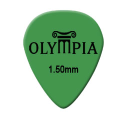 OLYMPIA TORTEX TEARDROP 1.5MM (GREEN) - Медіатор