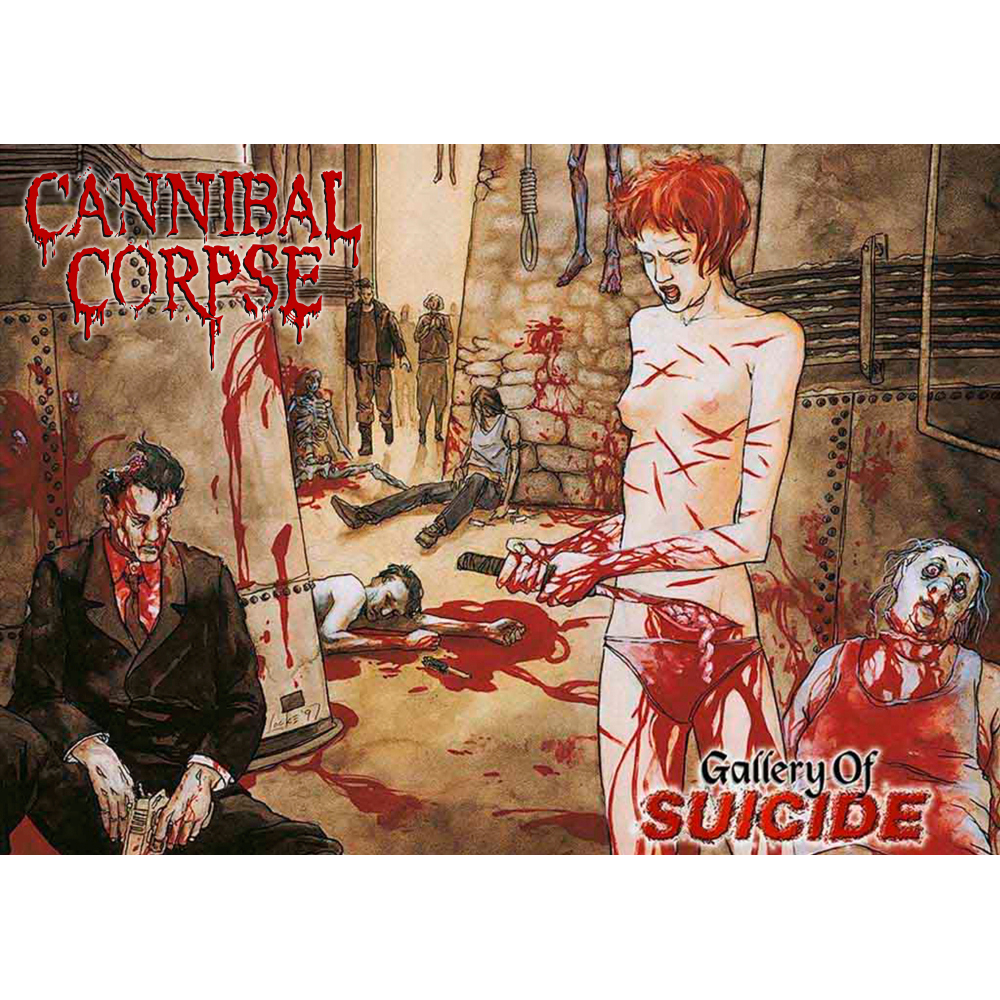 Плакат Cannibal Corpse (Gallery of Suicide)